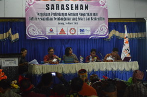 Sarasehan Organ Sayap Rakernas AMAN IV Sorong